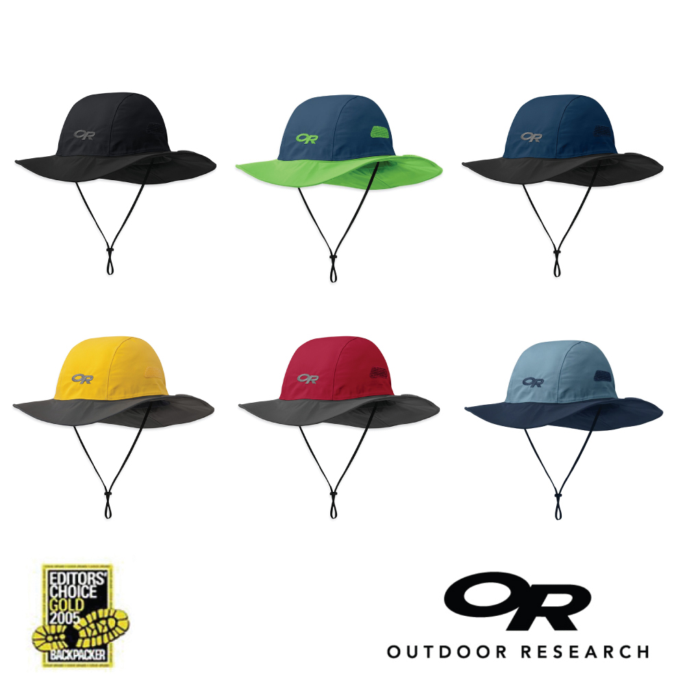 【美國Outdoor Research】經典款防水透氣防曬可折疊遮陽帽-XL號