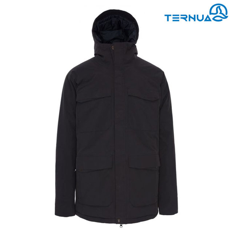 TERNUA 男GTX防水透氣連帽保暖外套1643044 / 9937黑色