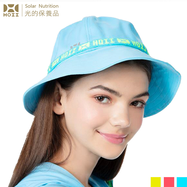 【后益 HOII】HOII標語漁夫帽-大人★3色-UPF50+抗UV防曬涼感先進光學機能布