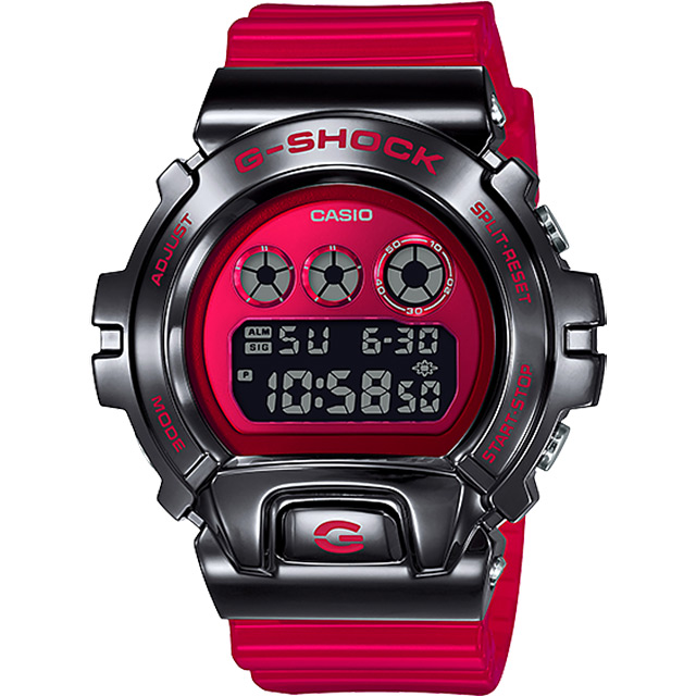 CASIO 卡西歐 G-SHOCK DW-6900 25周年金屬手錶 GM-6900B-4