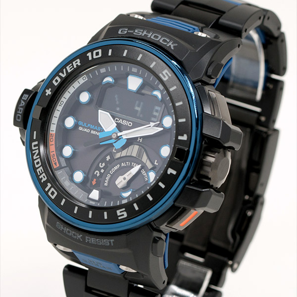 G-SHOCK 航海系強悍進階版太陽能電波腕錶(GWN-Q1000MC-1A2DR) - PChome