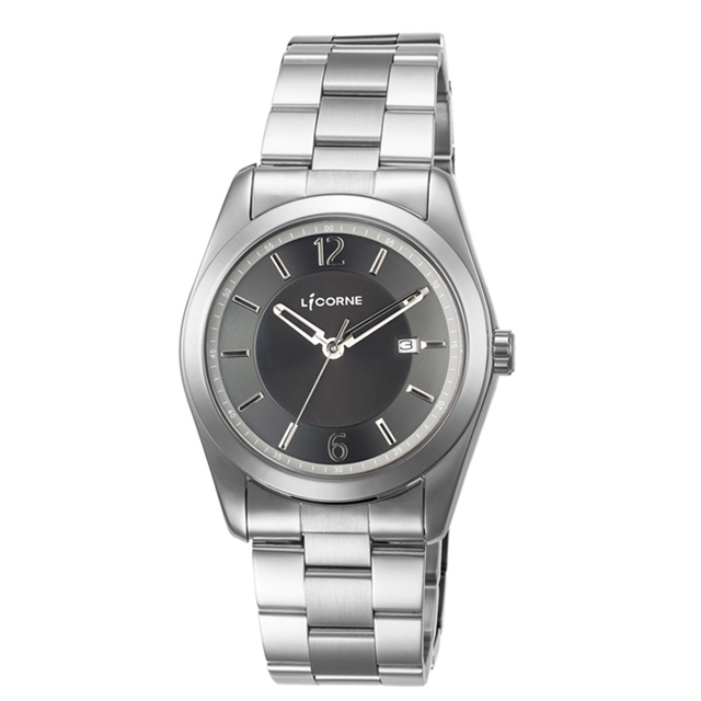 【LICORNE力抗錶】都會簡約系列 經典手錶 (銀/黑 LT137MWBA)