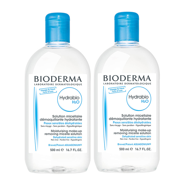 Bioderma 貝膚黛瑪 保濕水潤潔膚液 500ml-2入