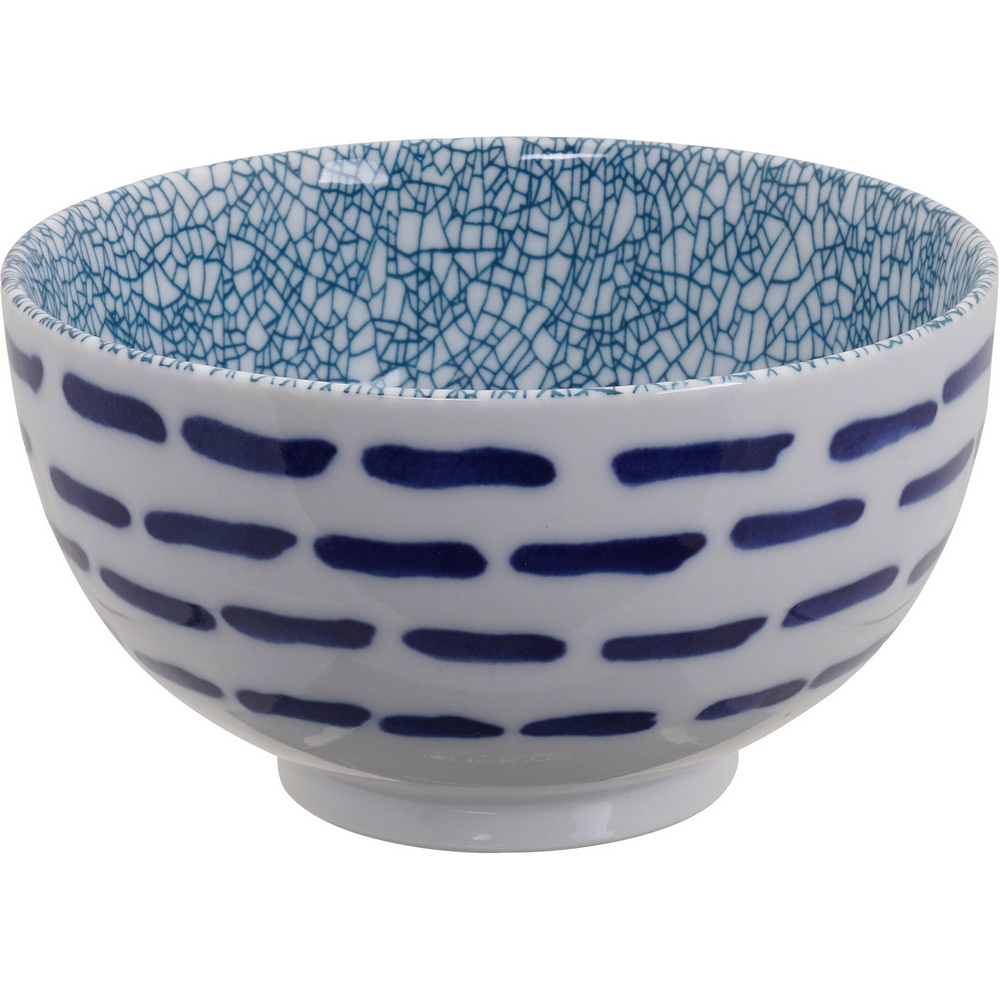 Tokyo Design 瓷製餐碗(裂紋藍13cm)
