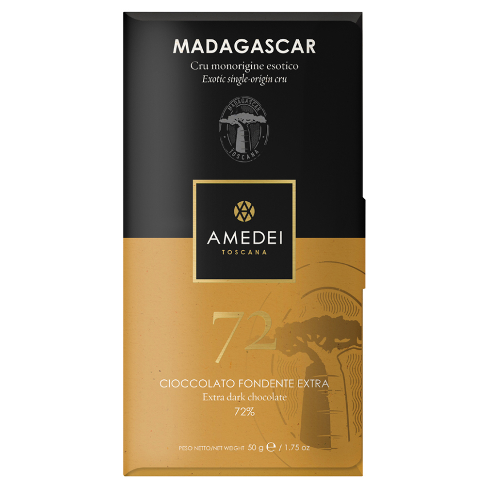 艾美黛馬達加斯加莊園黑巧克力片