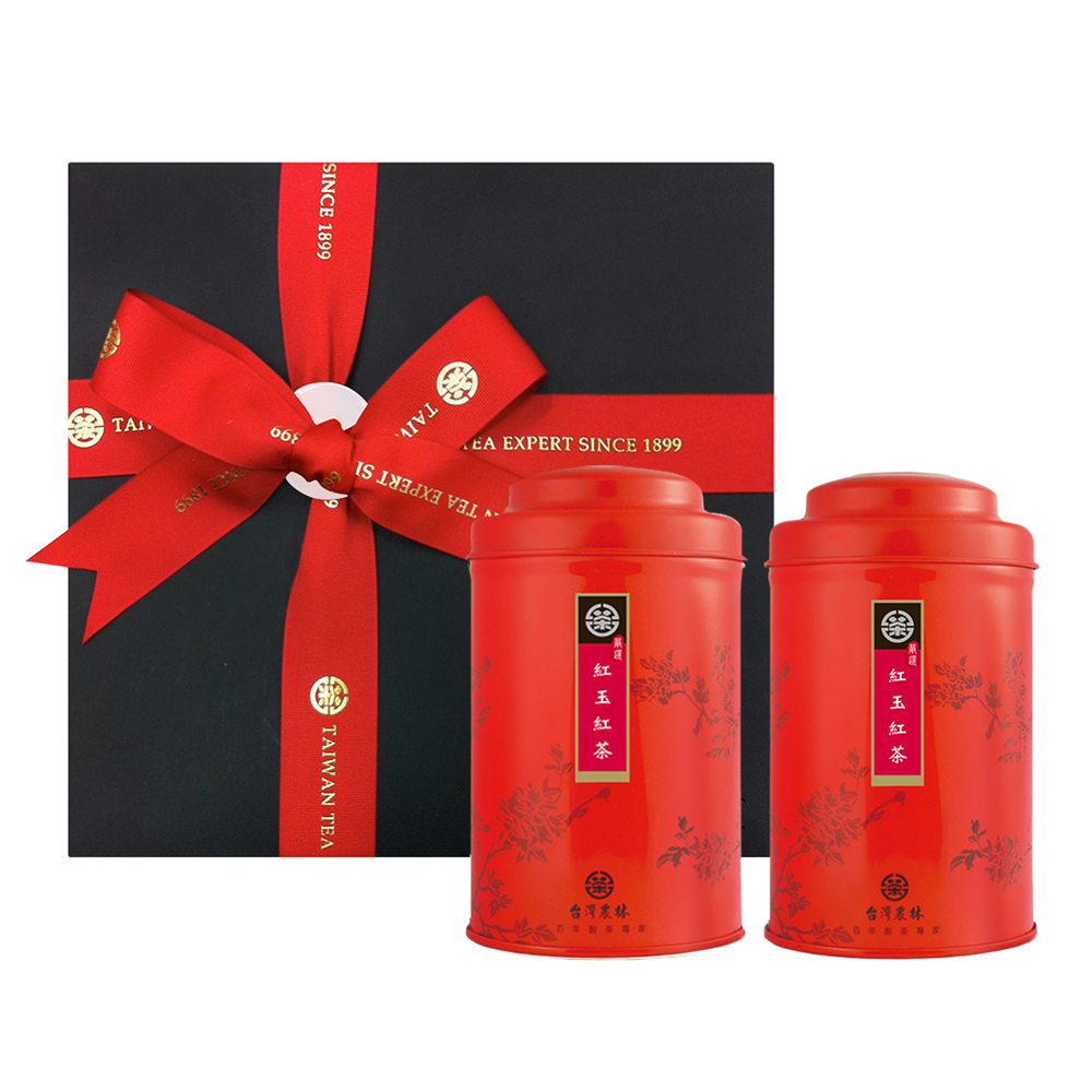 台灣農林嚴選紅玉紅茶+阿里山烏龍茶雙入禮盒- PChome 24h購物