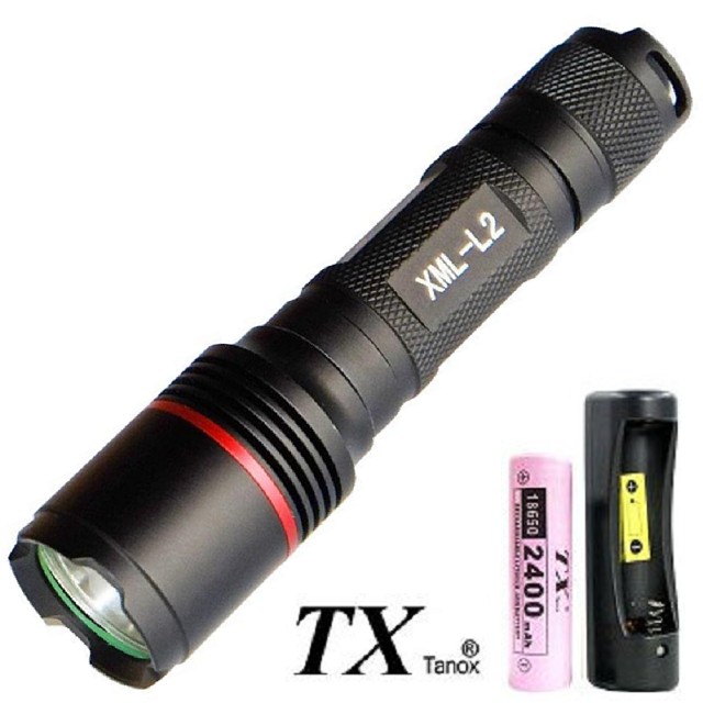 TX特林XML- L2 LED IPX7 防水強亮筆夾式手電筒(T-2018-IPX7)