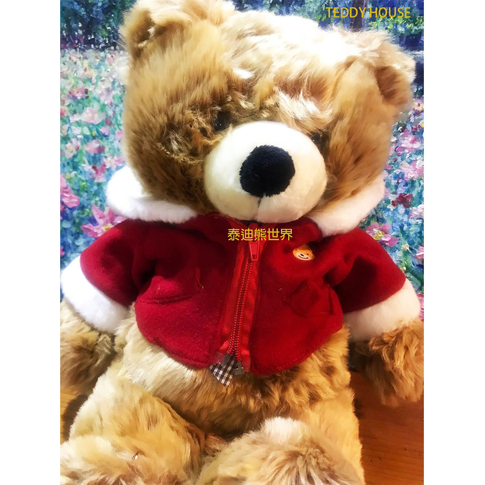 泰迪熊TEDDY BEAR胖胖毛衣熊(大)紅毛衣