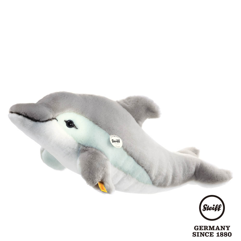 STEIFF德國金耳釦泰迪熊 - Cappy Dolphin 海豚 (動物王國)