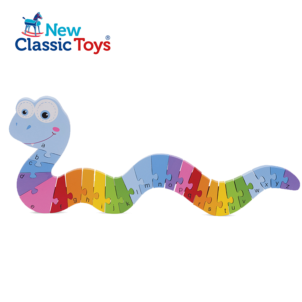 荷蘭【New Classic Toys】幼兒字母學習拼圖-蛇寶寶 - 10533