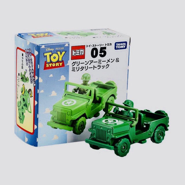 Takara Tomy Tomica 玩具總動員合金小車 綠色小兵 軍事車款 Pchome 24h購物