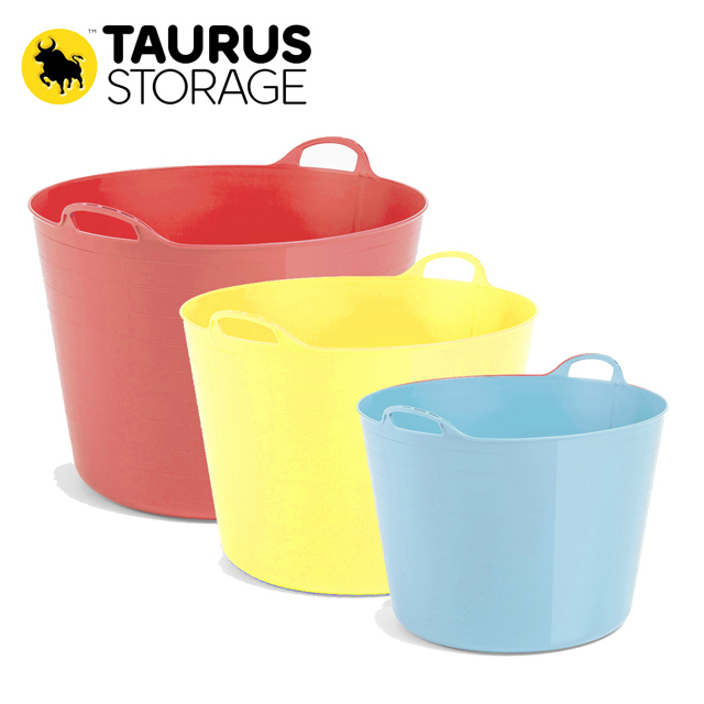 TAURUS Italio 多功能軟式泡澡桶組 大紅+中黃+小藍