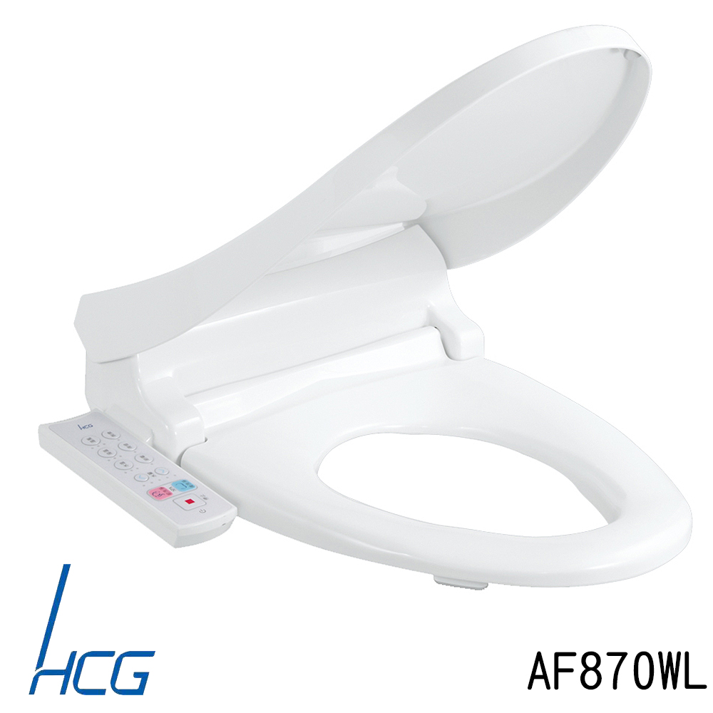 【HCG】暖烘型免治沖洗馬桶座AF870WL適用所有圓形馬桶