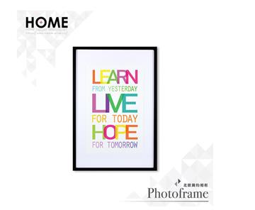 Learn Live Hope 相框裝飾畫 63x43cm