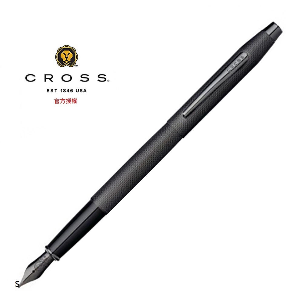 CROSS 經典世紀系列啞黑蝕刻鑽石圖騰鋼筆 AT0086-122