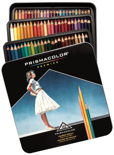 美國prismacolor 頂級油性軟芯色鉛筆 132色 鐵盒 Pchome 24h購物