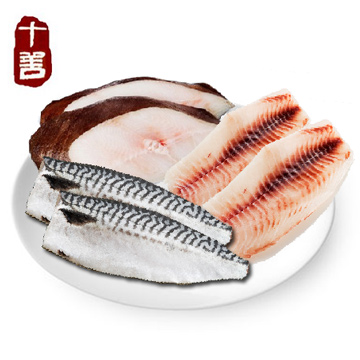十善無毒海鮮 鯛 鱈 鯖尚青無毒6件組 鯛x2 鱈x2 薄鹽鯖x2 Pchome 24h購物