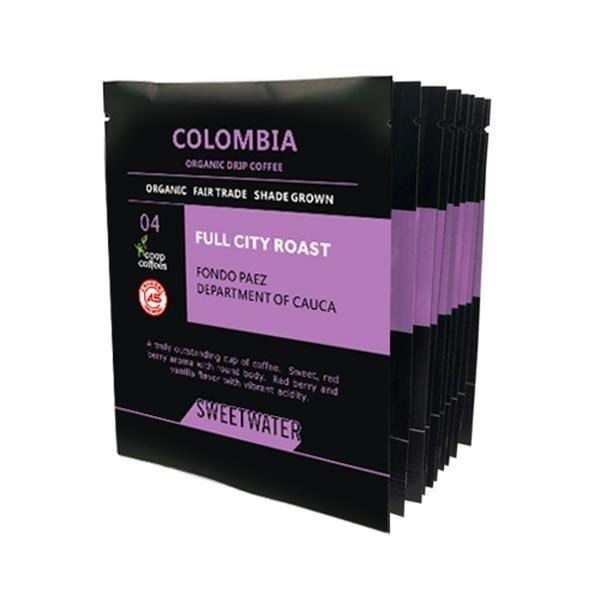 【SWEETWATER】哥倫比亞有機咖啡---濾掛(耳掛)包 (一袋10入)