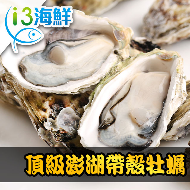 愛上海鮮 頂級澎湖帶殼牡蠣12包 600g 10 包 約9 12顆 Pchome 24h購物